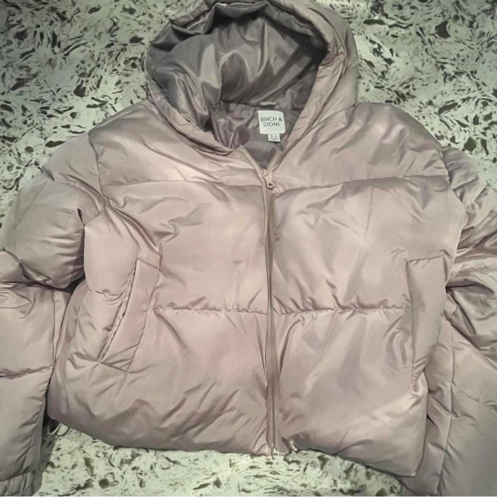 Chic Lilac Puffer Jacket